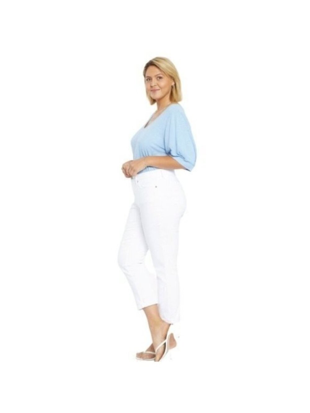 NYDJ NWT Ami White Skinny Jeans Plus Size 4X NYDJ 26W P